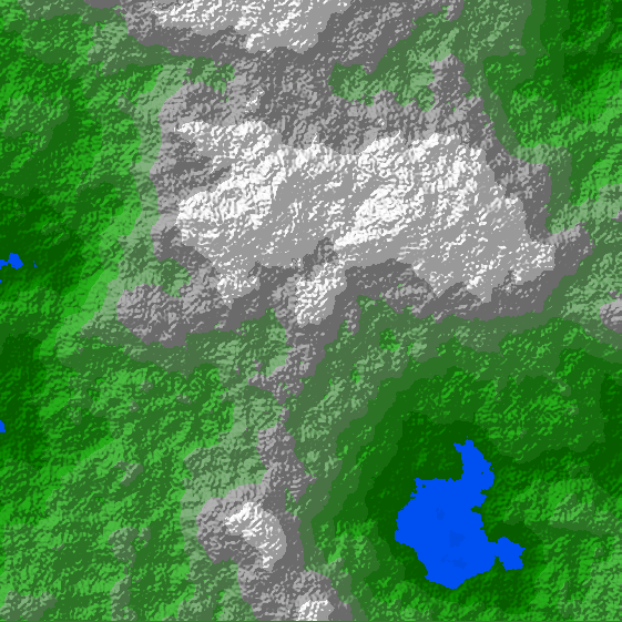 Combining 6 applications of Perlin Noise